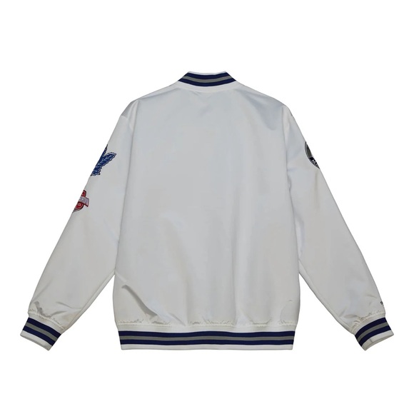 Toronto Maple Leafs NHL Mitchell & Ness Men’s Lightweight Satin Jacket - Picture 3 of 5